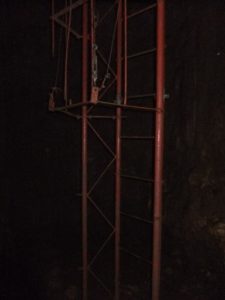 The fourth ladder - The end! 60 meters below ground!