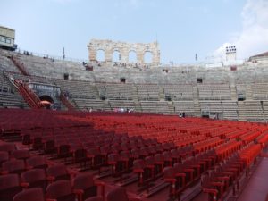 The seats of the Arena