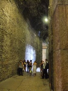 The inner corridor that survived the earthquakes...