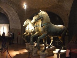 St Mark's Basilica - The Horses of Saint Mark part of the loot taken from Constantinople (Those outside are a replica