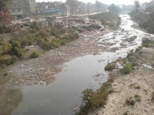 The river in Katmandu