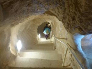 Remains of a tunnel form the time of the Great Revolt - Herodium