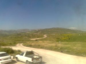 Samaria (the hill in the distance)