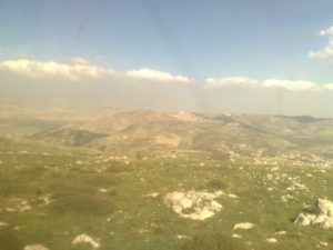 The ridge east to mount Ebal and the settlement on it - Elon_Moreh.