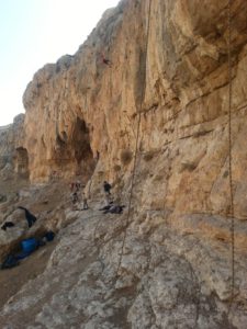 11162013-14 The southern climbing wall of the valley Wadi Qelt