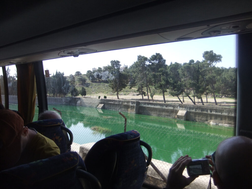 The first pool from the bus window