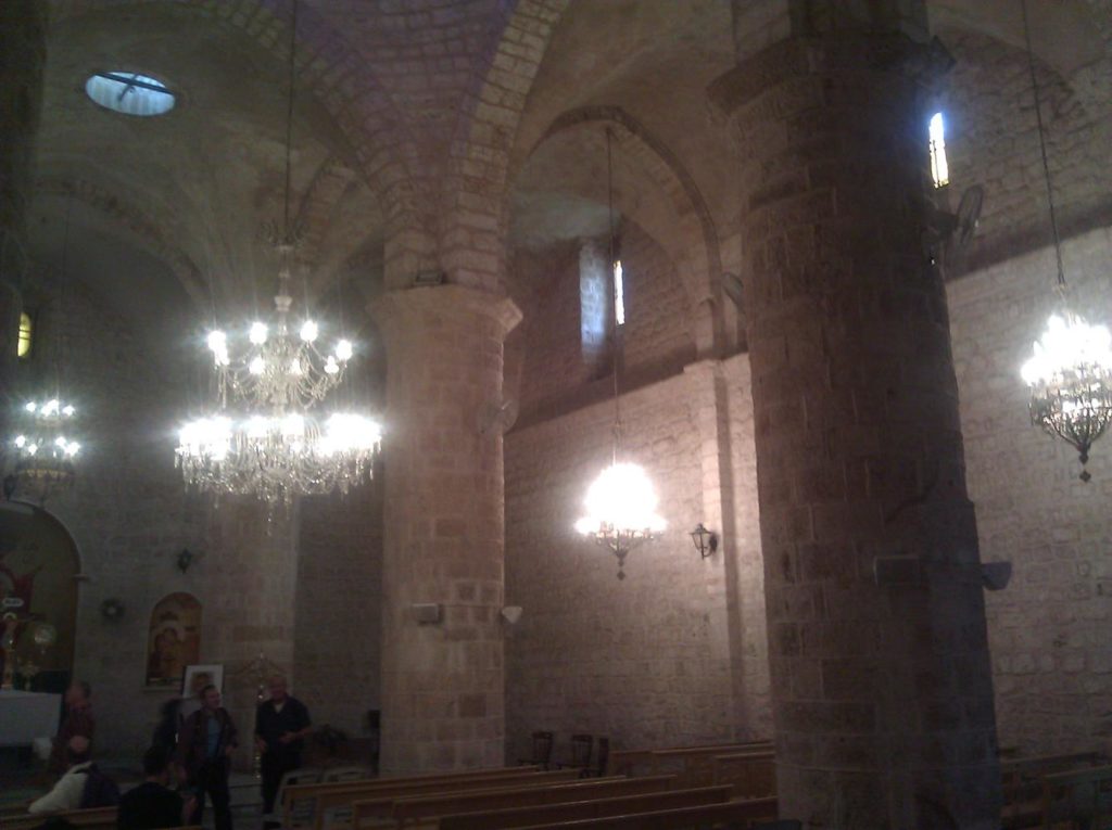The Church of our Lady. - Haifa in the Ottoman time