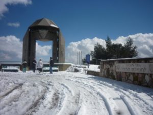 02222015-11 The memorial of Harel Brigade - Snow