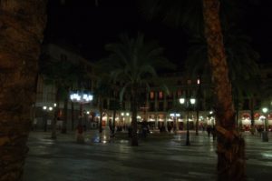 Barcelona at night