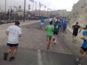 Climbing to the old city  - half a Marathon