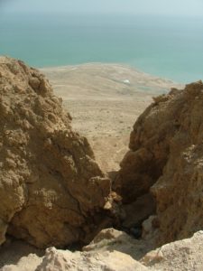 The Dead Sea from Salvadora creek