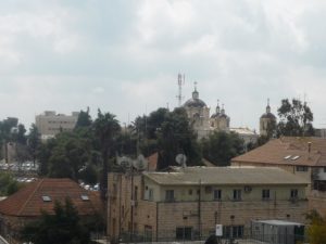 03192015-150 The view from Lev-Ram roof: The holy trinity church in the Russian Compound