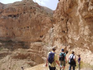 A short walk we did to the caves on the cliff.