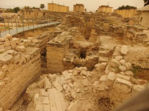 Ruins of the damage caused by the 747AC earthquake - Jericho