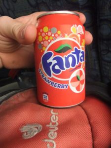 mmmm... Cold strawberry Fanta, haven't that for years!