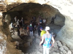 Like many other castles, the hill is full of cisterns. - Shuqba cave