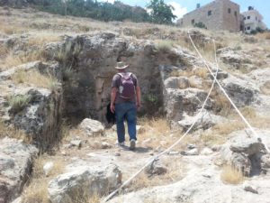 The Village of Shibtin and the caves that were used by Israelites to bury their dead in the time of the second temple