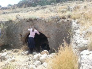 The Village of Shibtin and the caves that were used by Israelites to bury their dead in the time of the second temple