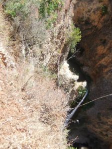 The Fourth and last waterfall: The Oven waterfall