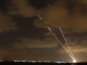 07162014-09 - Rockets fired from Gaza to Israel (Ilan Asaig)
