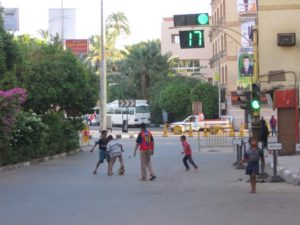 Playing on the streets of Luxor - Israeli