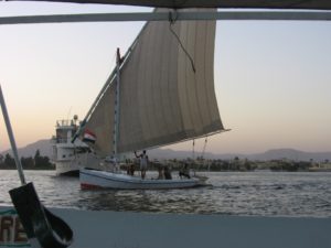 Sailing on the Nile river - Luxor