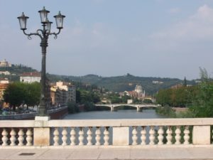 " a pic that can be a postcard" of the Adige River - proportion