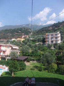 The view to the east of Monte Baldo