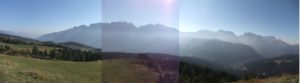 The mountain to the east of Madonna di Campiglio