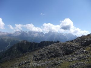 The ridge to the east of Madonna di Campiglio