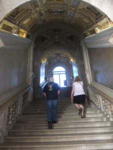 A staircase inside the Doge's palace