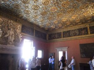 The “Scudo” Room the Doge's palace, with Globes and maps (one of our region)