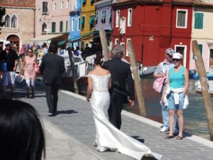 Seems like a right spot to take pictures before the wedding =), The island of Burano - Ghetto