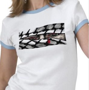A T-shirt of the kind the Basque girl wear - of Palestinian. Now you understand why we looked on it in the first place
