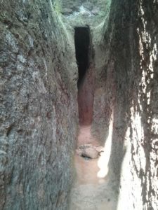 The tunnels between Biete Abba Libanos Church and Biete Amanuel Church (House of Emmanuel) - Monolithic Churches