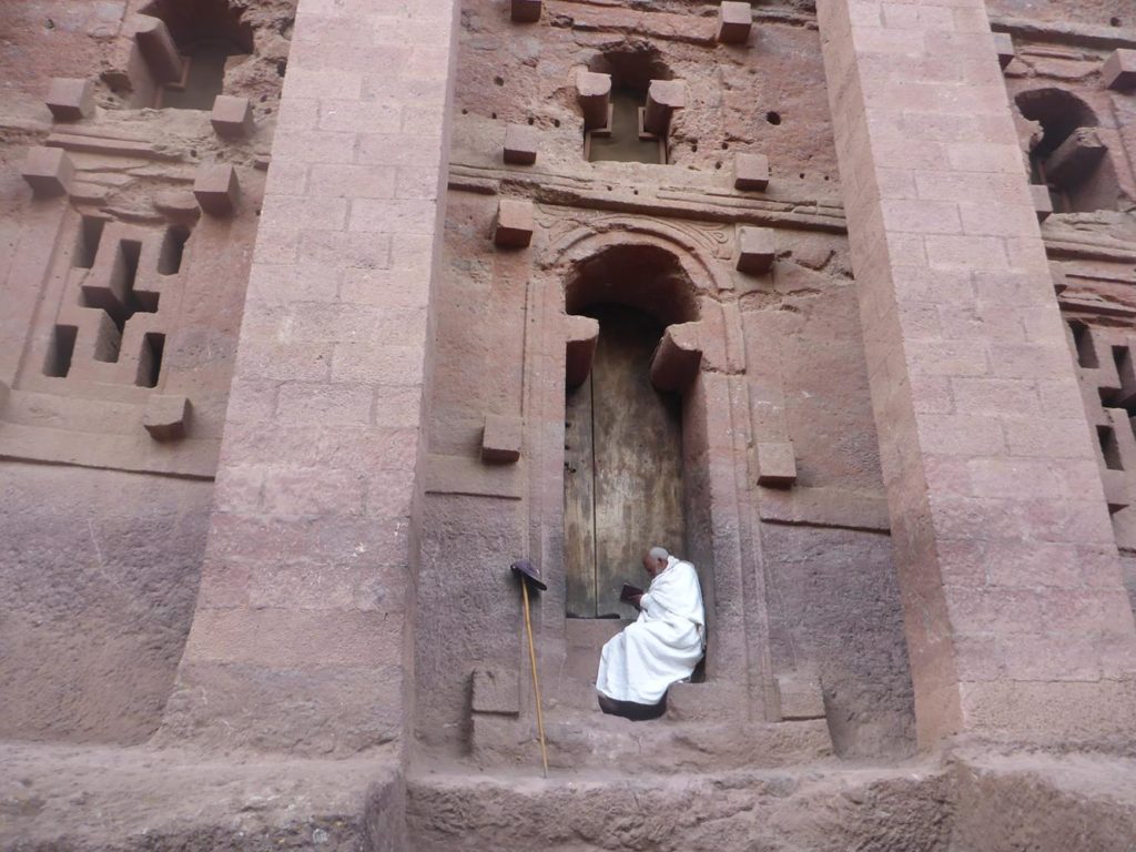 The first, and biggest church - Biete Medhane Alem (House of the Saviour of the World). - Monolithic Churches