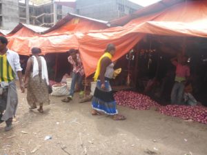 Vegetable area in Bahir Dar Market