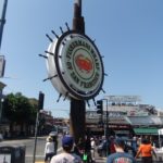Best food of San Fransisco: Clam Chowder in bread bowl, Shrimp nuggets and onion rings on the fisherman wharf.