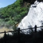 The top view point in the Chiflon waterfall site (around 1000 steps up...), the view from it the last waterfall