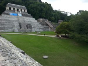 09192014-05 Palenque - A look of the Three Temples from the Palace.
