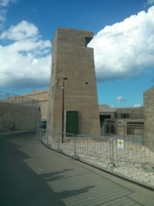 Fort Elmo from the inside and a look to the bay  - Malta