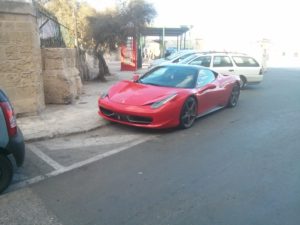 A Ferrari - where can you drive it in this small island