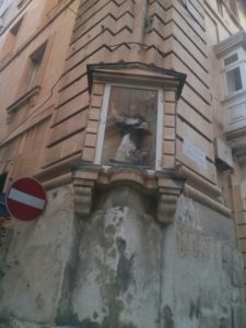    Religious icons in the walls of buildings - Malta