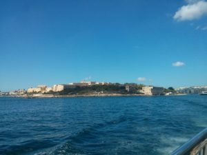 The island in the middle of the bay of Valletta - Comino