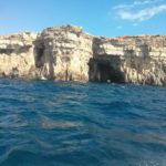 We took a ride in a boat to the caves and grottoes on the other side of the Blue Lagoon - Comino