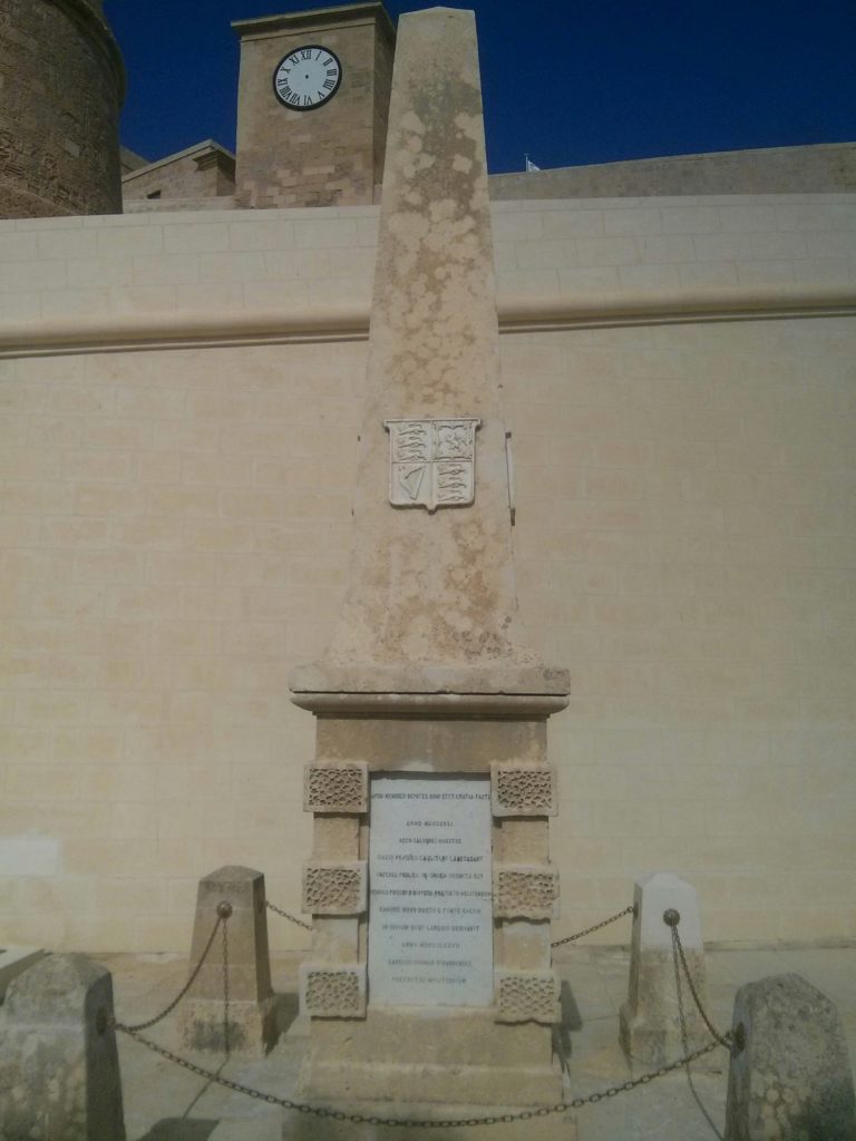   Memorials in the entrance to the citadel