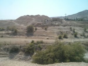 The other part of Herod's palace was on the other side of the stream - Hasmonean