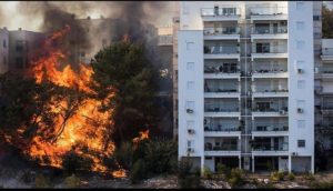 A building where our friends live in Haifa