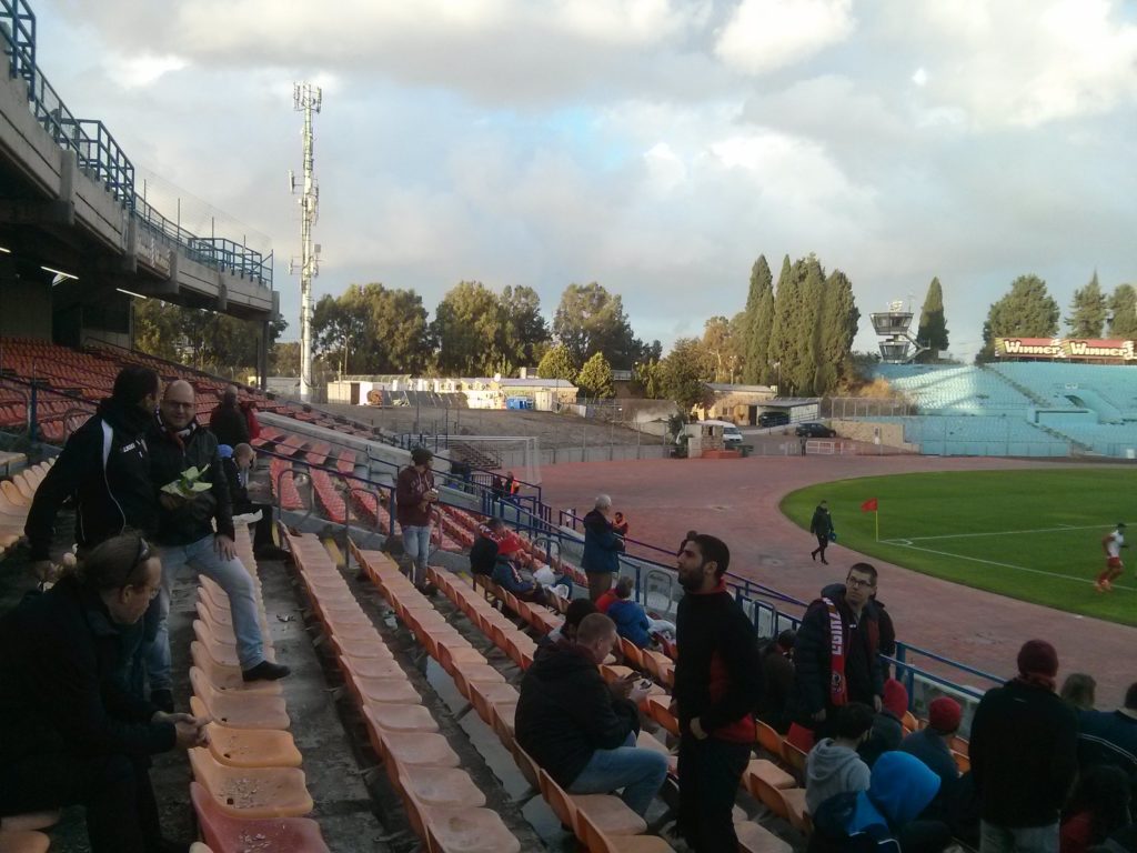 Look at the seats, the angle of view, the grass on the tribunes, the ATC tower (?) getting fired