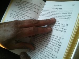 The pray in the Siddur to the ritual - Pidyon haben